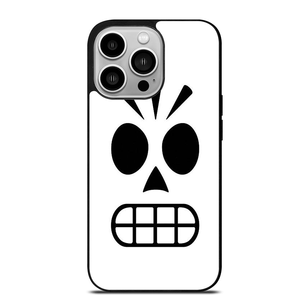 GRIM FANDANGO MANNY CALAVERA FACE iPhone 14 Pro Case Cover