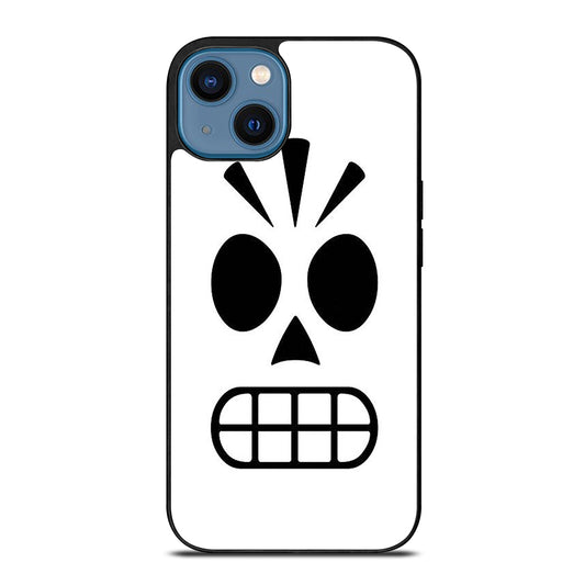 GRIM FANDANGO MANNY CALAVERA FACE iPhone 14 Case Cover