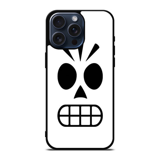 GRIM FANDANGO MANNY CALAVERA FACE iPhone 15 Pro Max Case Cover