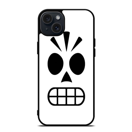 GRIM FANDANGO MANNY CALAVERA FACE iPhone 15 Plus Case Cover