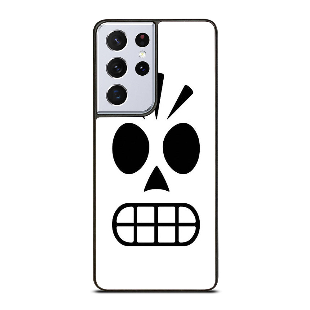 GRIM FANDANGO MANNY CALAVERA FACE Samsung Galaxy S21 Ultra Case Cover
