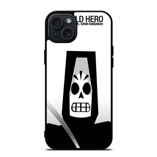 GRIM FANDANGO MANNY CALAVERA THE OLD HERO iPhone 15 Plus Case Cover