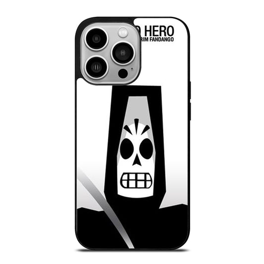 GRIM FANDANGO MANNY CALAVERA THE OLD HERO iPhone 14 Pro Case Cover