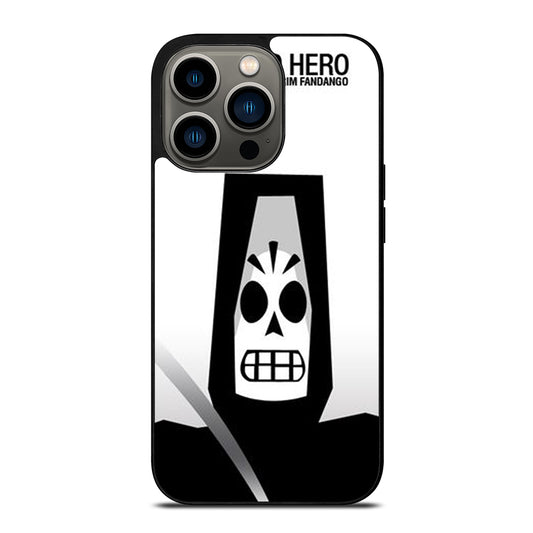 GRIM FANDANGO MANNY CALAVERA THE OLD HERO iPhone 13 Pro Case Cover