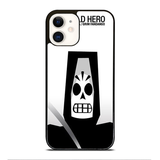 GRIM FANDANGO MANNY CALAVERA THE OLD HERO iPhone 12 Case Cover