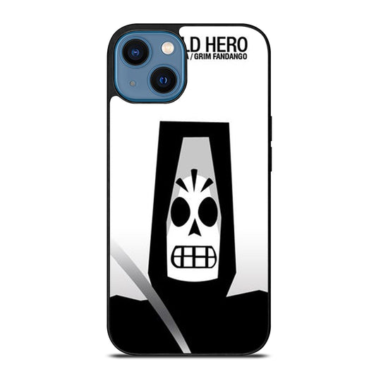 GRIM FANDANGO MANNY CALAVERA THE OLD HERO iPhone 14 Case Cover