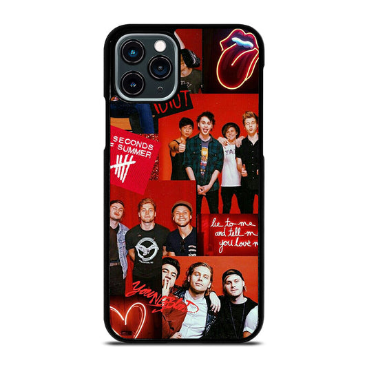 GROUP 5 SECONDS OF SUMMER COLLAGE iPhone 11 Pro Case Cover