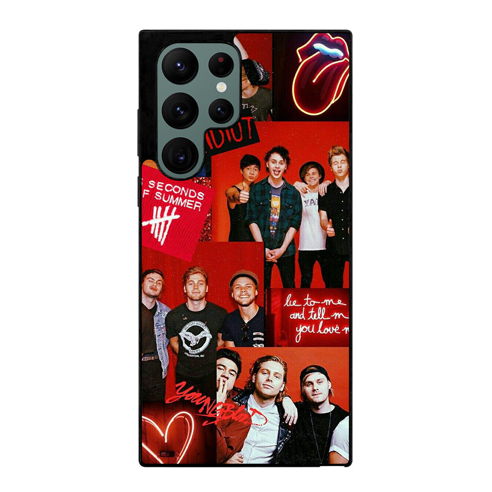 GROUP 5 SECONDS OF SUMMER COLLAGE Samsung Galaxy S22 Ultra Case Cover