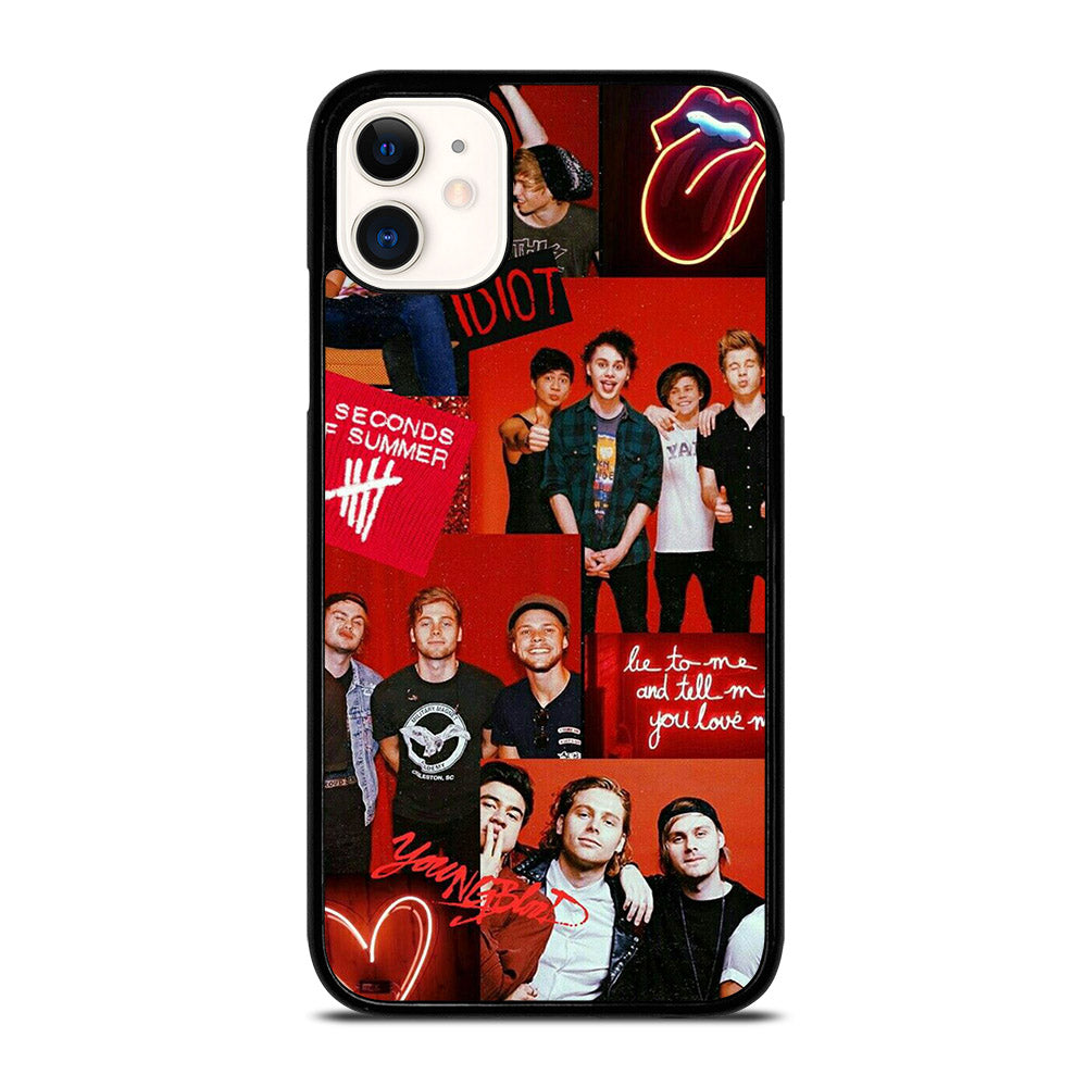 GROUP 5 SECONDS OF SUMMER COLLAGE iPhone 11 Case Cover