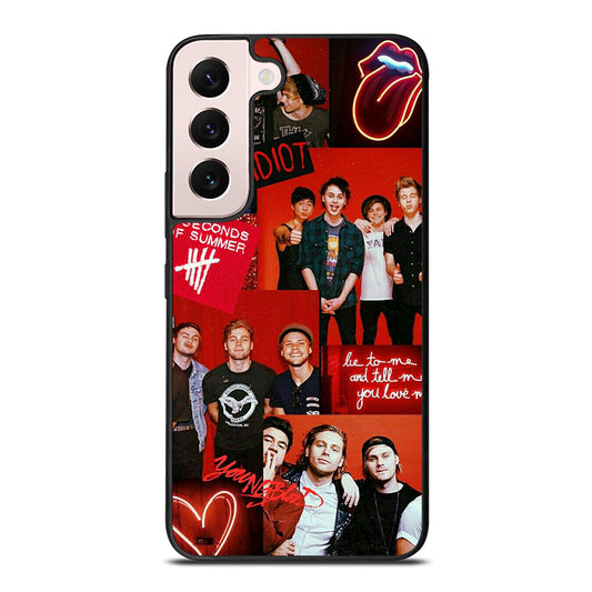 GROUP 5 SECONDS OF SUMMER COLLAGE Samsung Galaxy S22 Plus Case Cover