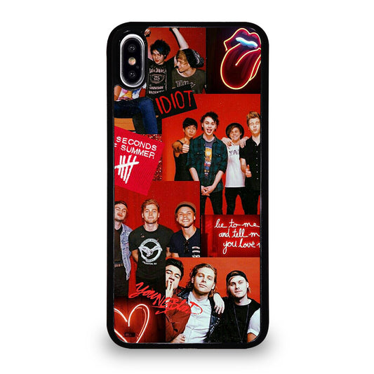 GROUP 5 SECONDS OF SUMMER COLLAGE iPhone XS Max Case Cover