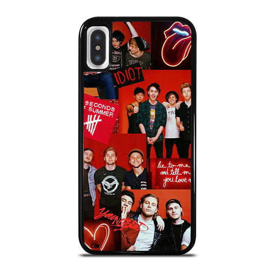 GROUP 5 SECONDS OF SUMMER COLLAGE iPhone X / XS Case Cover