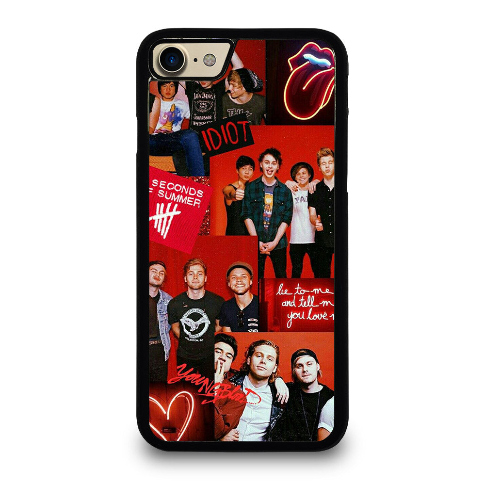 GROUP 5 SECONDS OF SUMMER COLLAGE iPhone 7 / 8 Case Cover