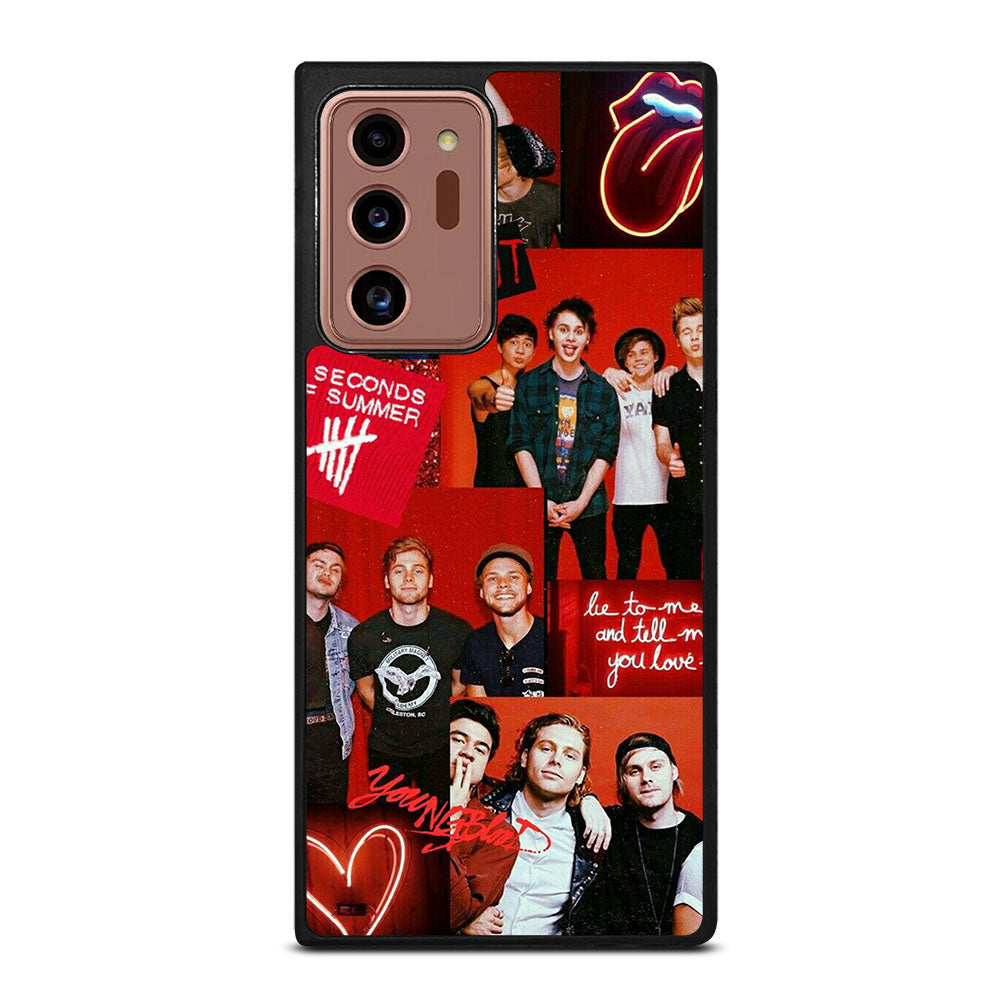 GROUP 5 SECONDS OF SUMMER COLLAGE Samsung Galaxy Note 20 Ultra Case Cover