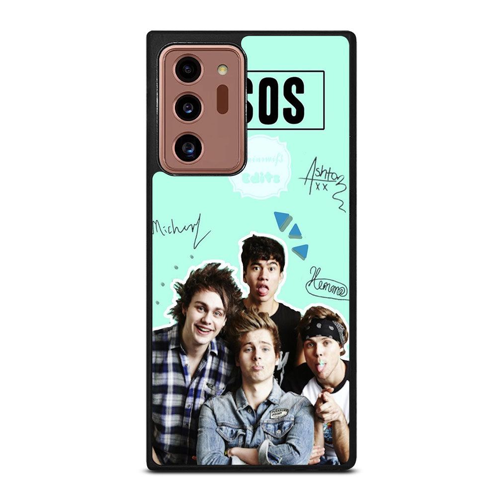 GROUP 5 SECONDS OF SUMMER SIGNATURE Samsung Galaxy Note 20 Ultra Case Cover
