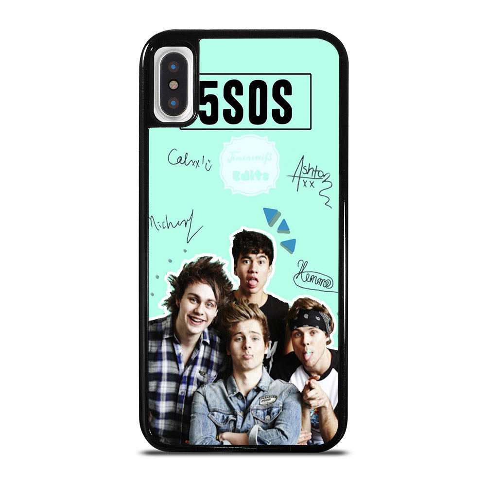 GROUP 5 SECONDS OF SUMMER SIGNATURE iPhone X / XS Case Cover