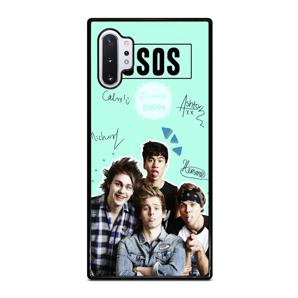 GROUP 5 SECONDS OF SUMMER SIGNATURE Samsung Galaxy Note 10 Plus Case Cover