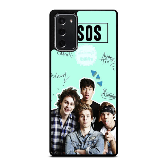 GROUP 5 SECONDS OF SUMMER SIGNATURE Samsung Galaxy Note 20 Case Cover