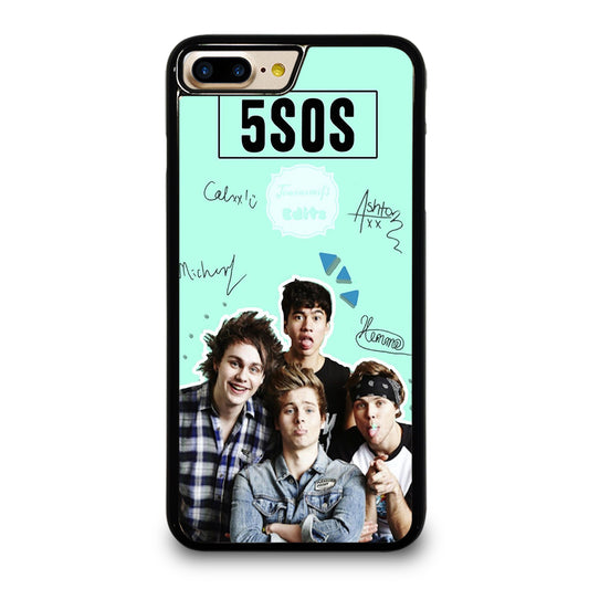 GROUP 5 SECONDS OF SUMMER SIGNATURE iPhone 7 / 8 Plus Case Cover