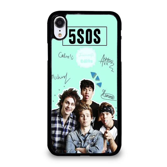 GROUP 5 SECONDS OF SUMMER SIGNATURE iPhone XR Case Cover