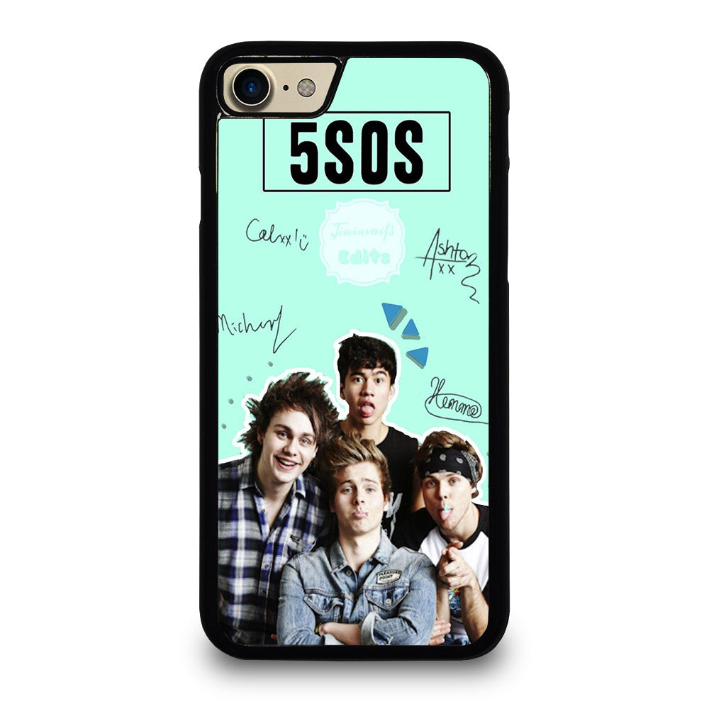 GROUP 5 SECONDS OF SUMMER SIGNATURE iPhone 7 / 8 Case Cover