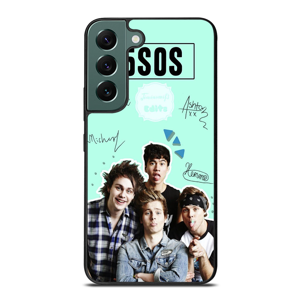 GROUP 5 SECONDS OF SUMMER SIGNATURE Samsung Galaxy S22 Case Cover