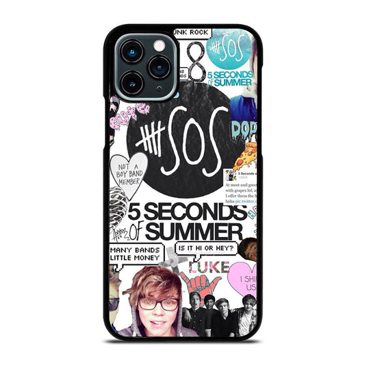 GROUP 5 SECONDS OF SUMMER SOS iPhone 11 Pro Case Cover