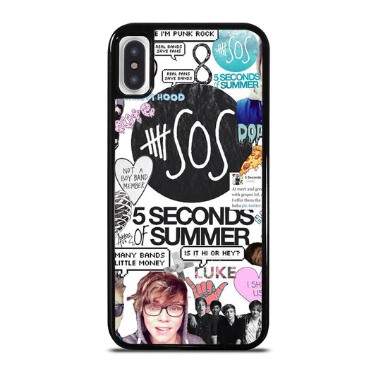 GROUP 5 SECONDS OF SUMMER SOS iPhone X / XS Case Cover