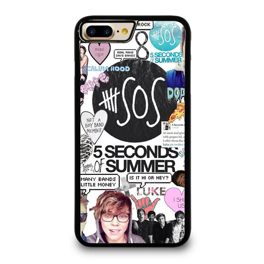 GROUP 5 SECONDS OF SUMMER SOS iPhone 7 / 8 Plus Case Cover