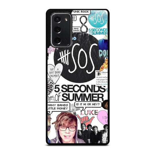 GROUP 5 SECONDS OF SUMMER SOS Samsung Galaxy Note 20 Case Cover
