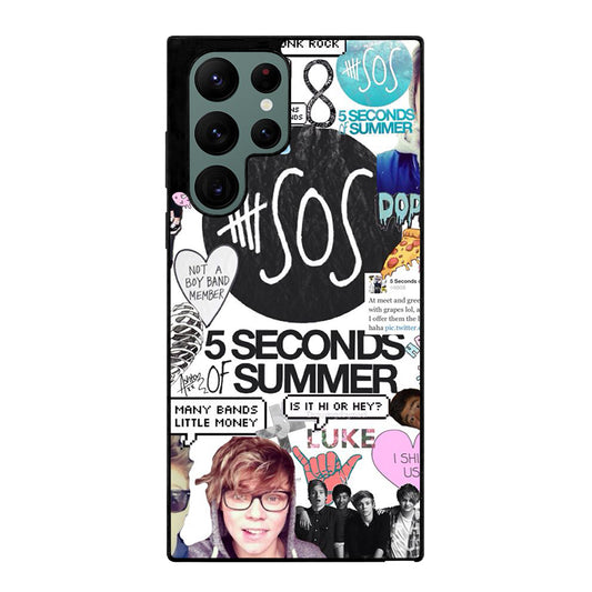 GROUP 5 SECONDS OF SUMMER SOS Samsung Galaxy S22 Ultra Case Cover