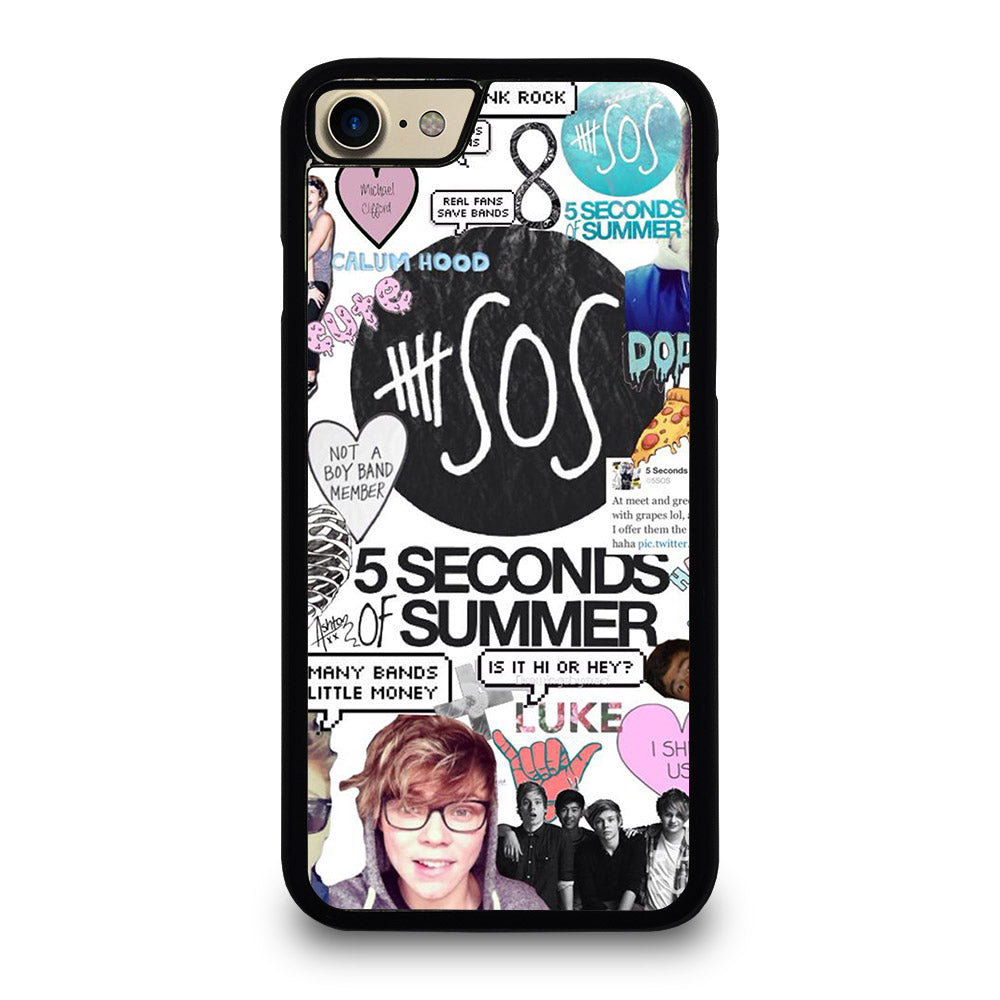 GROUP 5 SECONDS OF SUMMER SOS iPhone 7 / 8 Case Cover