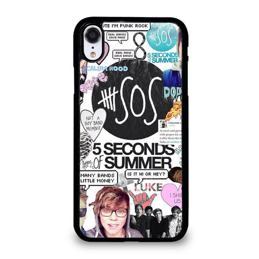 GROUP 5 SECONDS OF SUMMER SOS iPhone XR Case Cover