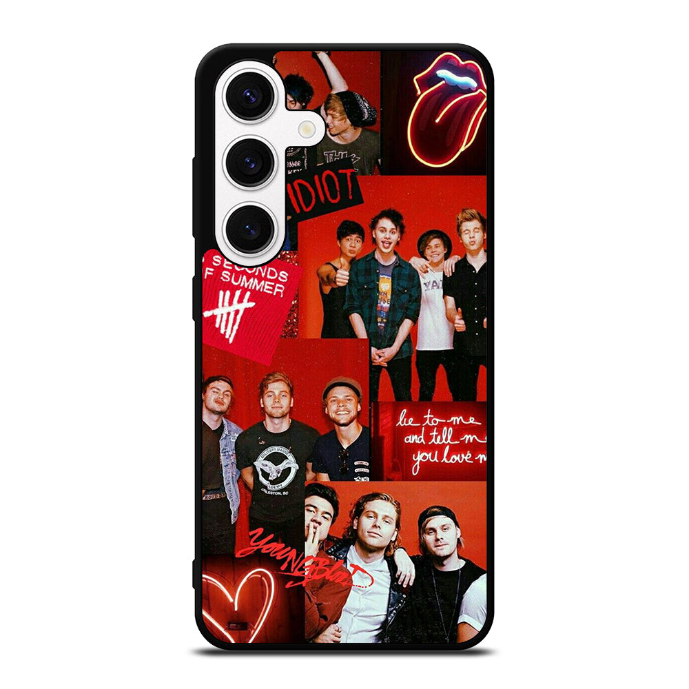 GROUP 5 SECONDS OF SUMMER COLLAGE Samsung Galaxy S24 Case Cover