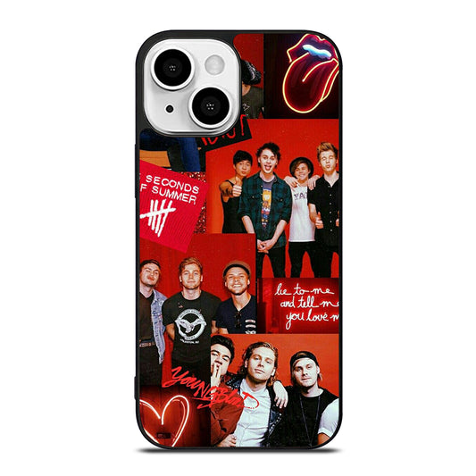 GROUP 5 SECONDS OF SUMMER COLLAGE iPhone 13 Mini Case Cover