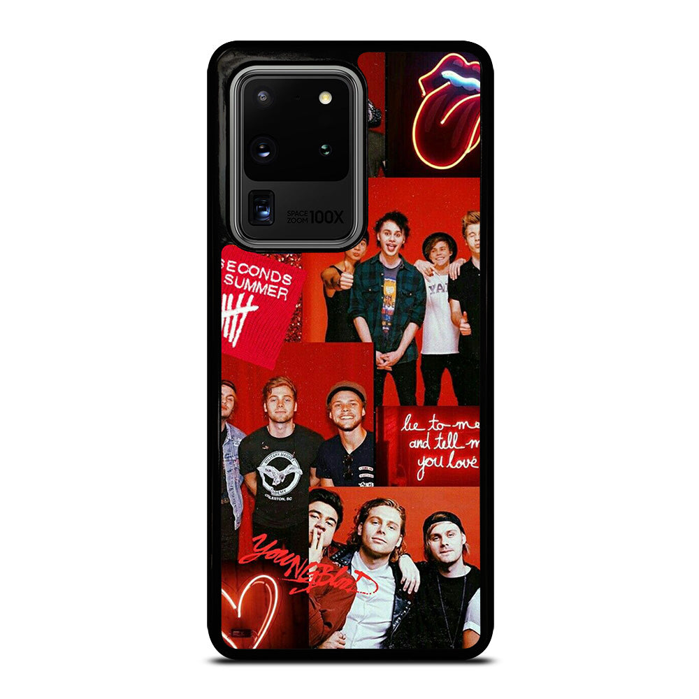 GROUP 5 SECONDS OF SUMMER COLLAGE Samsung Galaxy S20 Ultra Case Cover