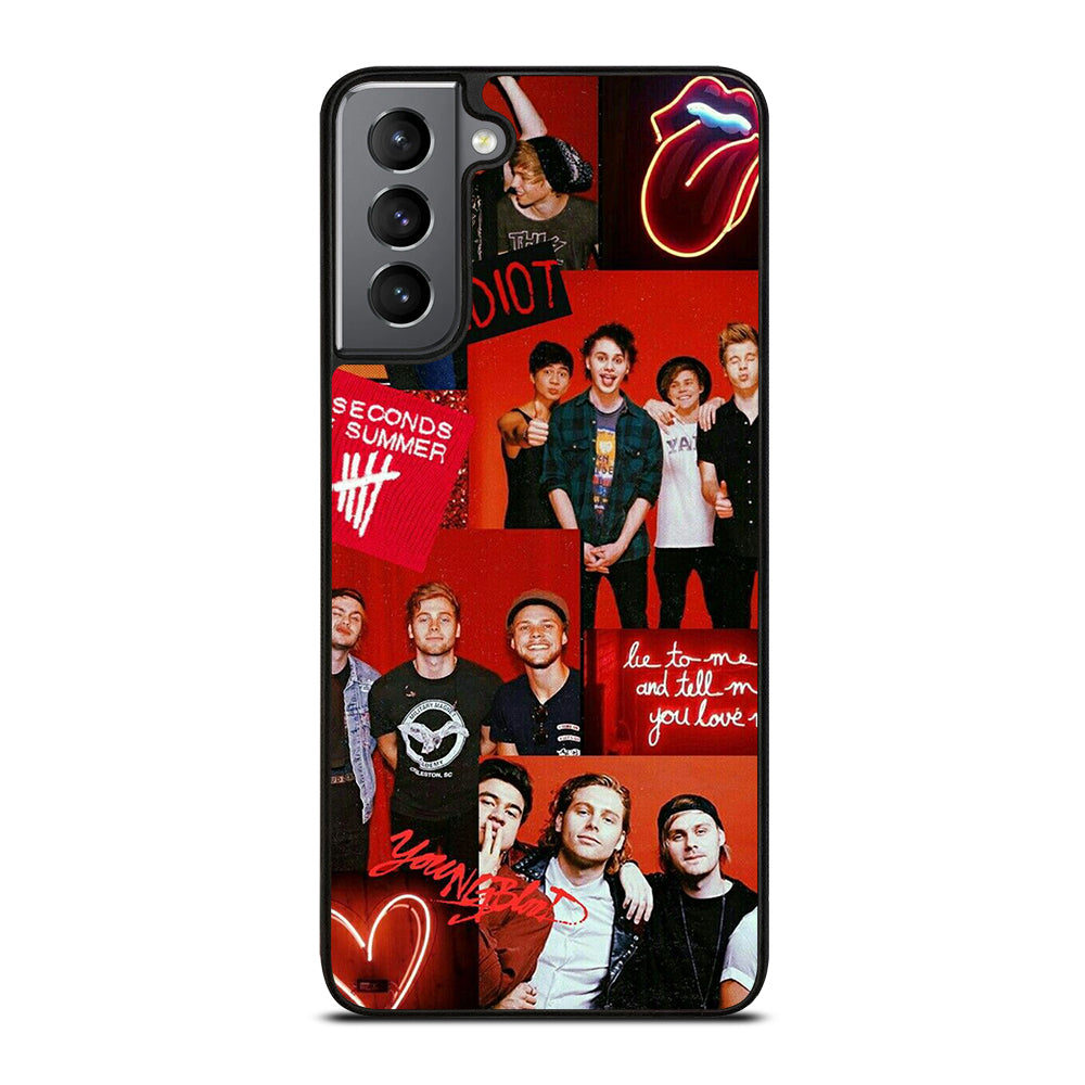 GROUP 5 SECONDS OF SUMMER COLLAGE Samsung Galaxy S21 Plus Case Cover