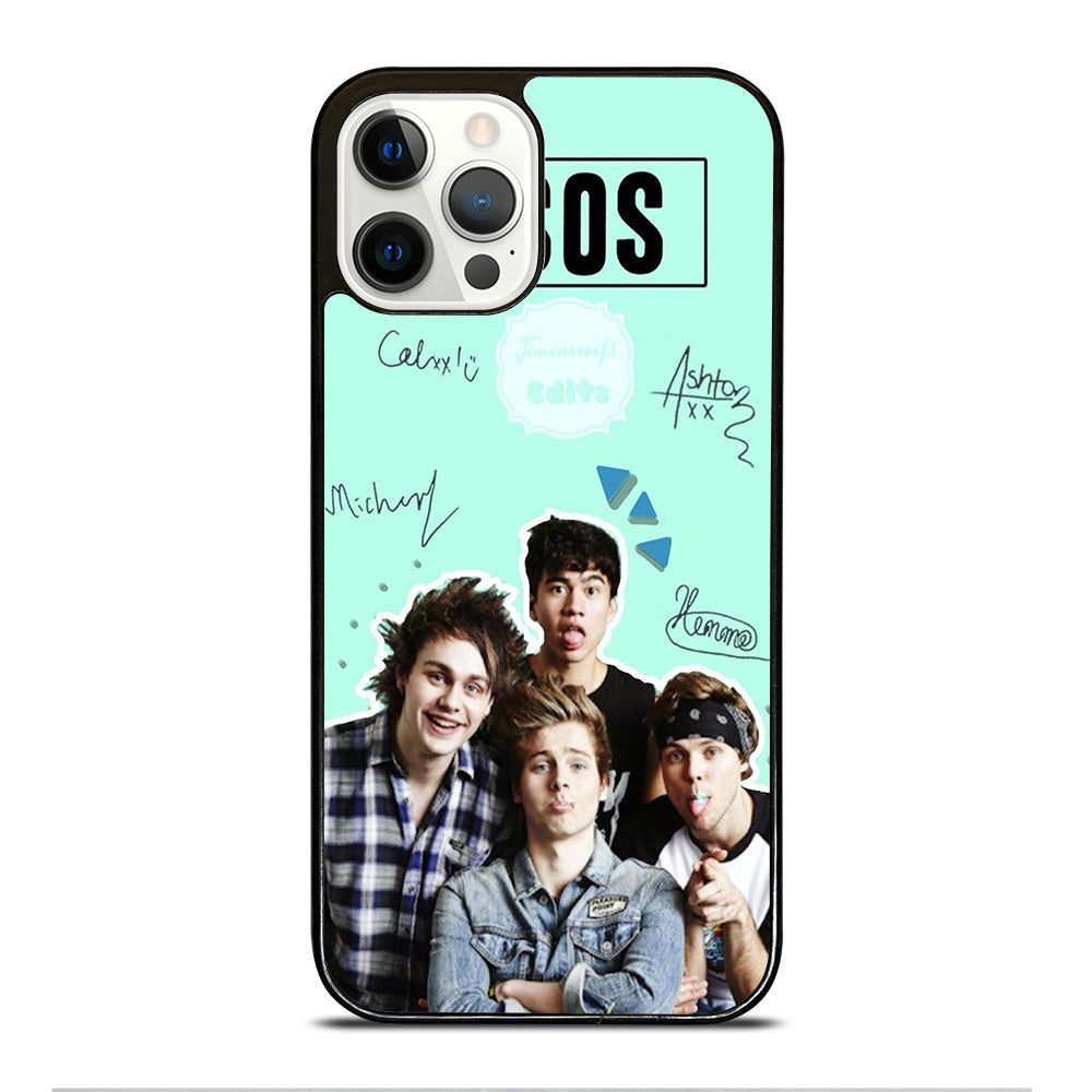 GROUP 5 SECONDS OF SUMMER SIGNATURE iPhone 12 Pro Case Cover