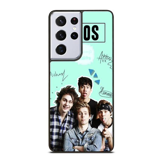 GROUP 5 SECONDS OF SUMMER SIGNATURE Samsung Galaxy S21 Ultra Case Cover