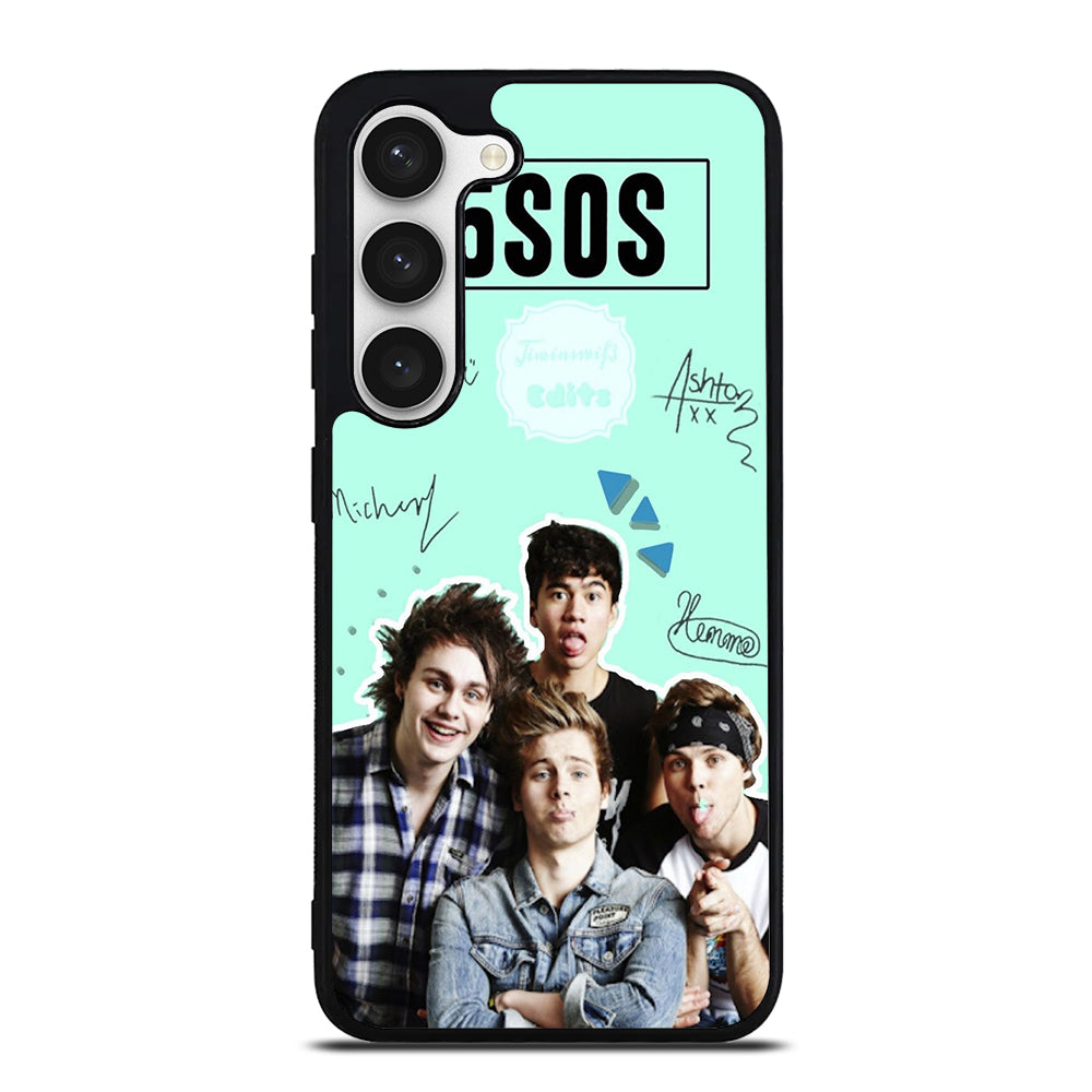 GROUP 5 SECONDS OF SUMMER SIGNATURE Samsung Galaxy S23 Case Cover