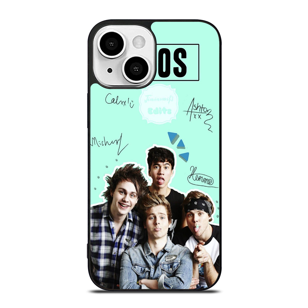 GROUP 5 SECONDS OF SUMMER SIGNATURE iPhone 13 Mini Case Cover