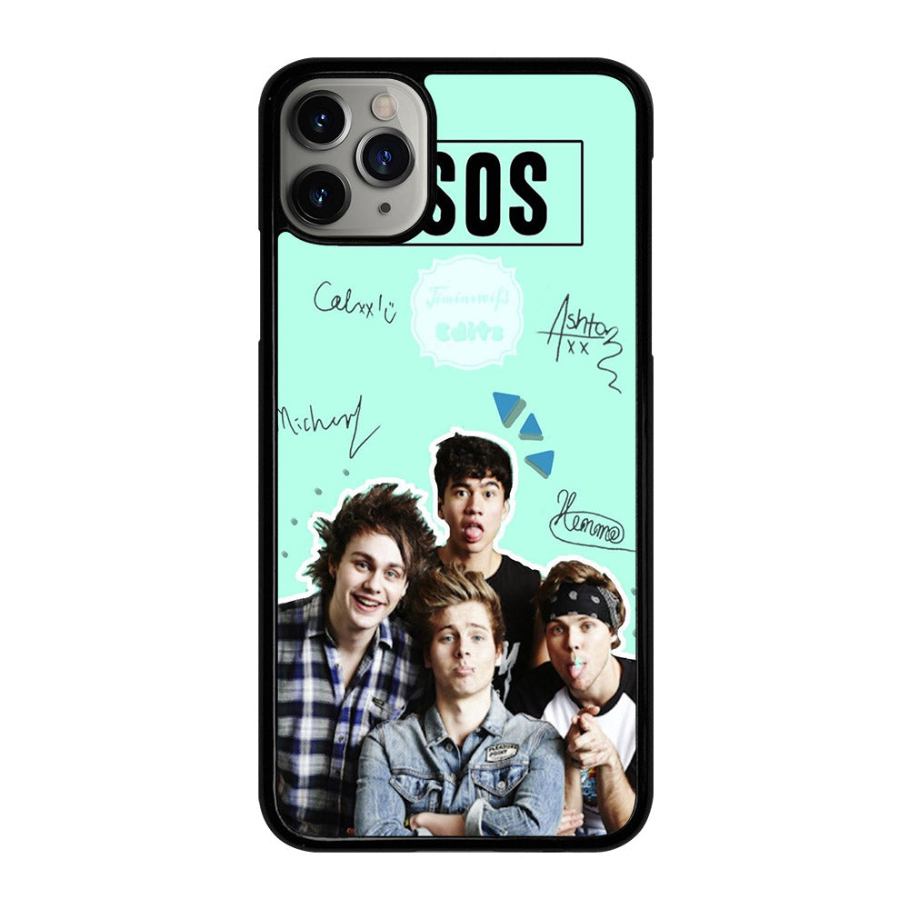 GROUP 5 SECONDS OF SUMMER SIGNATURE iPhone 11 Pro Max Case Cover