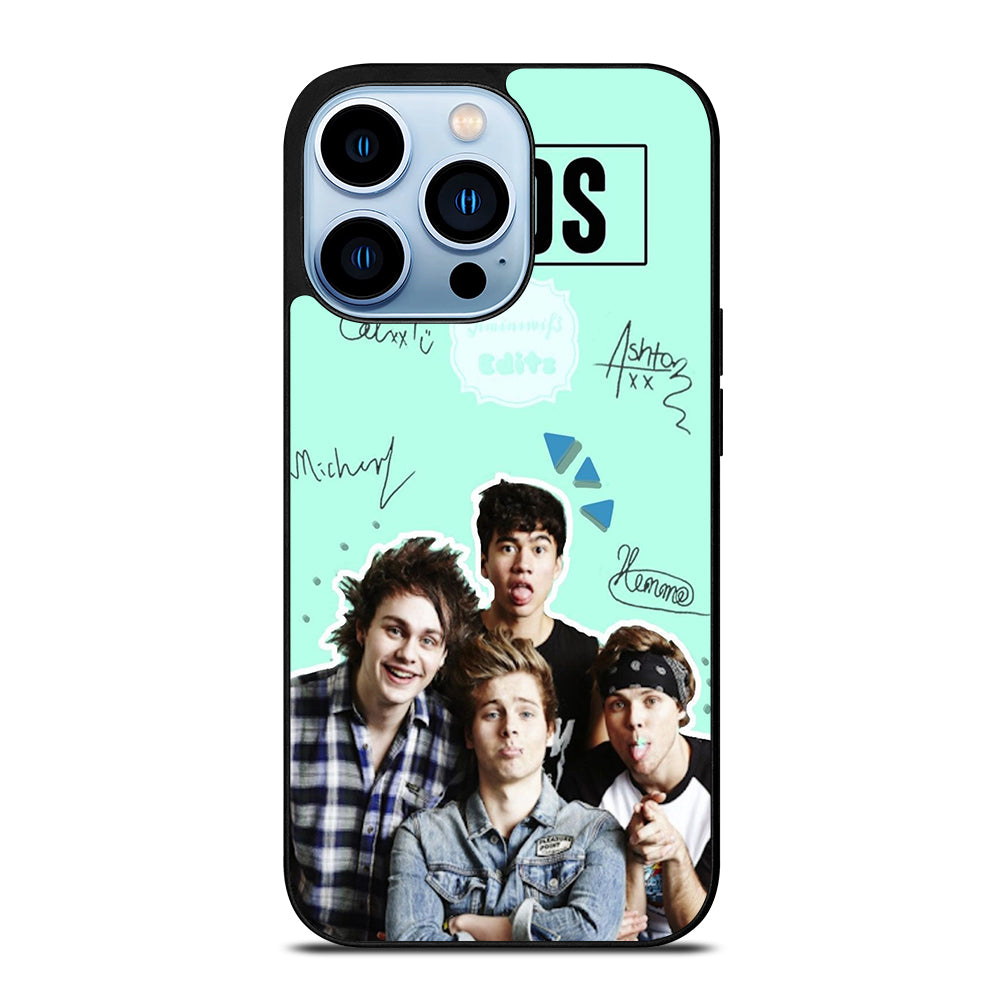 GROUP 5 SECONDS OF SUMMER SIGNATURE iPhone 13 Pro Max Case Cover