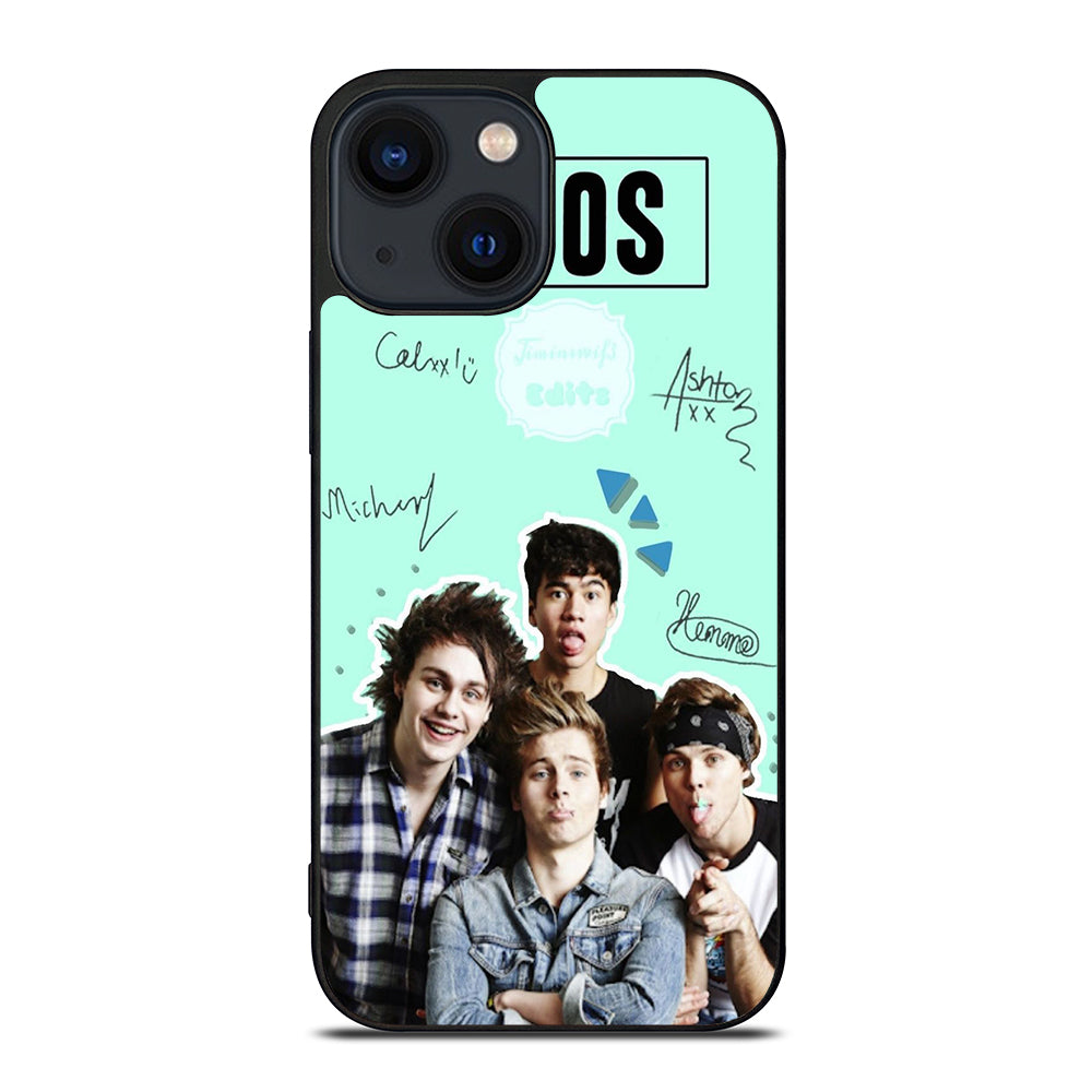 GROUP 5 SECONDS OF SUMMER SIGNATURE iPhone 14 Plus Case Cover