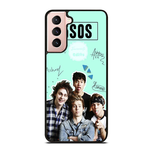 GROUP 5 SECONDS OF SUMMER SIGNATURE Samsung Galaxy S21 Case Cover