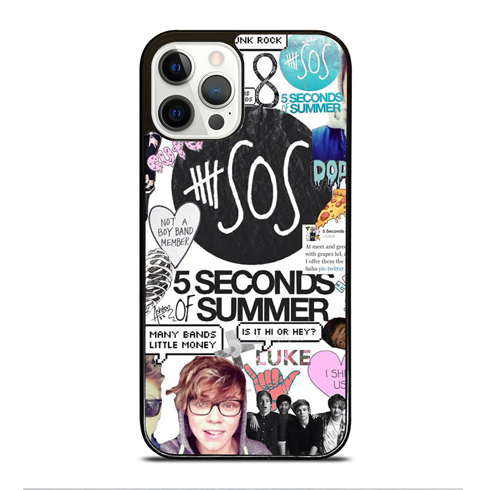 GROUP 5 SECONDS OF SUMMER SOS iPhone 12 Pro Case Cover