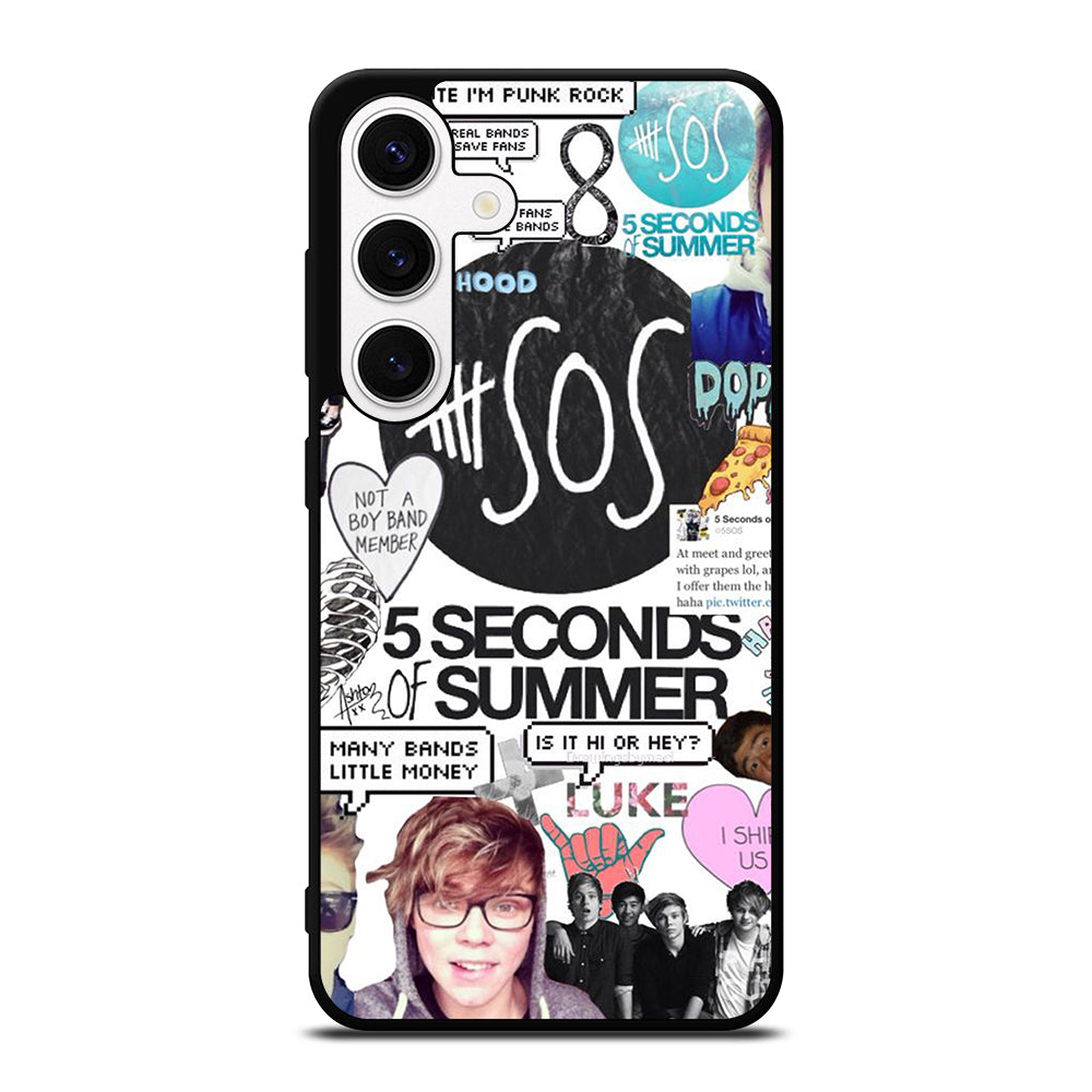 GROUP 5 SECONDS OF SUMMER SOS Samsung Galaxy S24 Case Cover