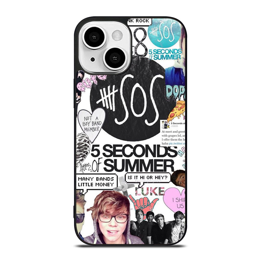 GROUP 5 SECONDS OF SUMMER SOS iPhone 13 Mini Case Cover