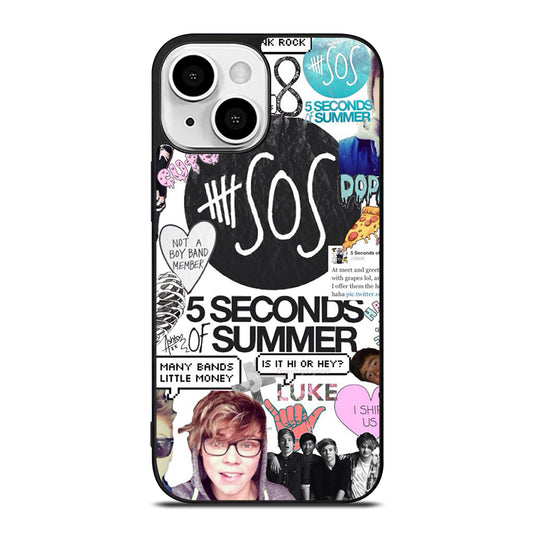 GROUP 5 SECONDS OF SUMMER SOS iPhone 13 Mini Case Cover