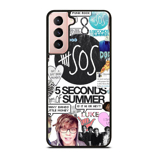 GROUP 5 SECONDS OF SUMMER SOS Samsung Galaxy S21 Case Cover